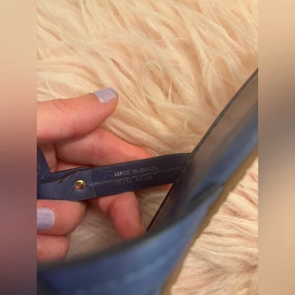 Tory Burch Dark Blue Miller Sandals size 8 - Picture 4 of 6